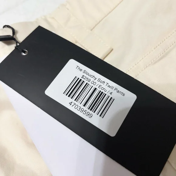 New RUTI The Slouchy Soft Twill Pants - in the color Ecru - Picture 4 of 8